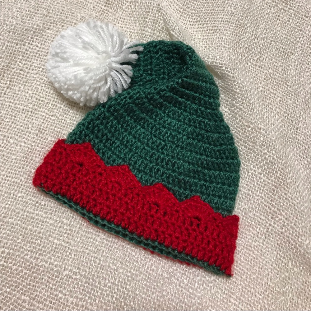 Newborn Christmas hat